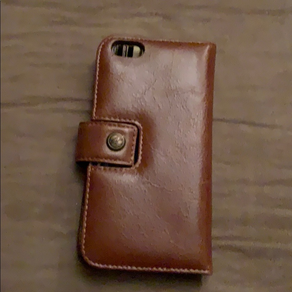 Brown Leather IPhone 6S Plus case
